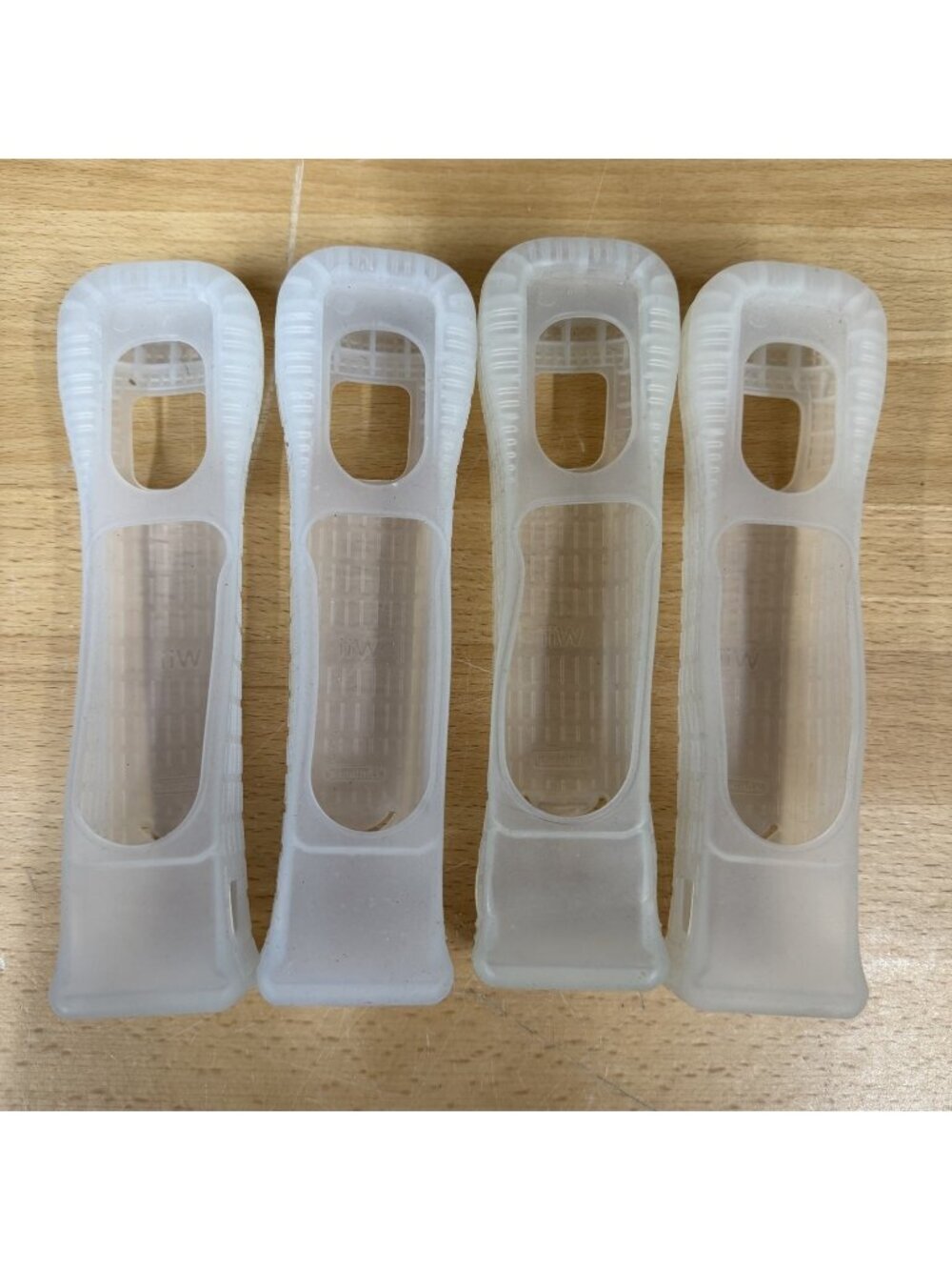 4 Official Nintendo Wii Remote Silicone Rubber Grip Sleeve Motion Plus RVL-027